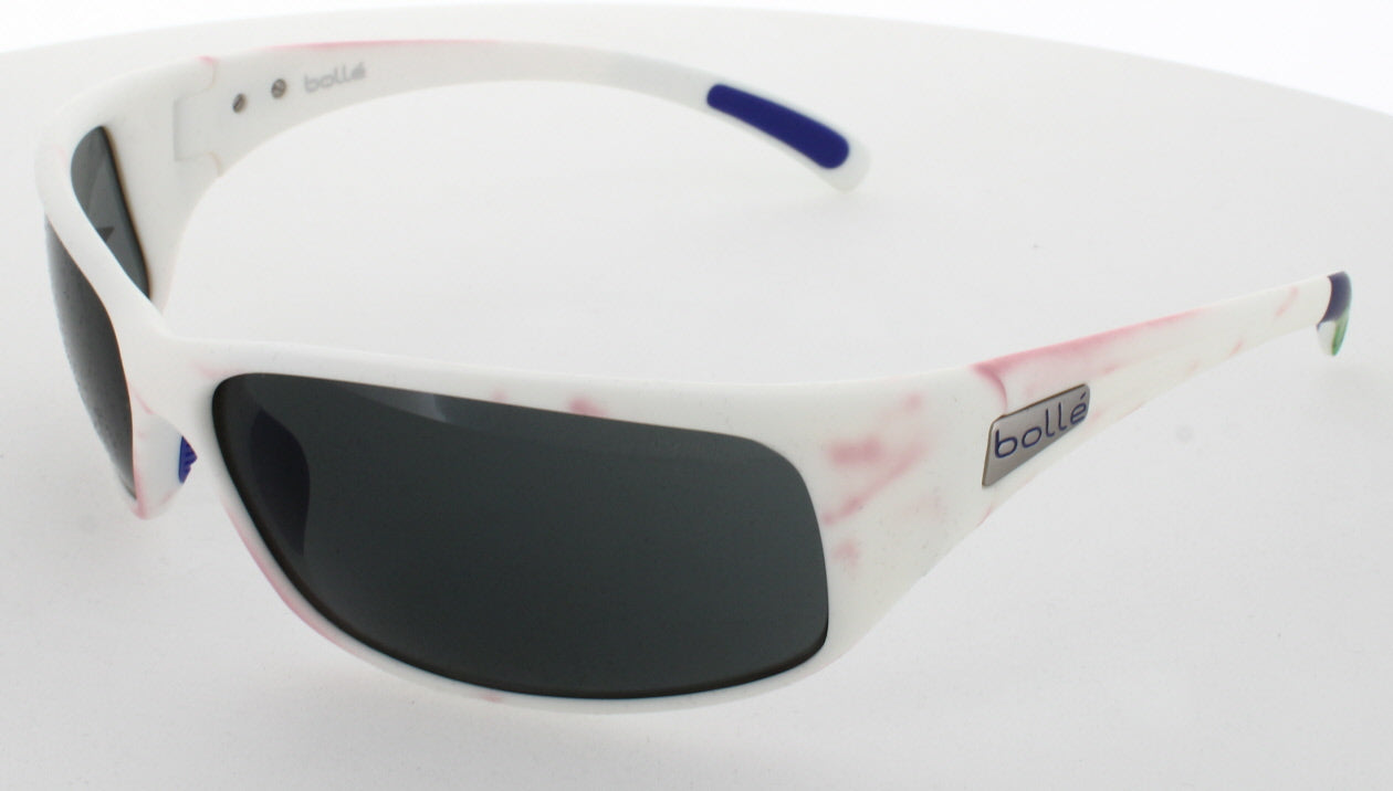 BOLLE RECOIL-MATTE-WHITE-BLUE-TNS Sunglasses Sun Glasses MATT WHITE/BLUE TNS MAT
